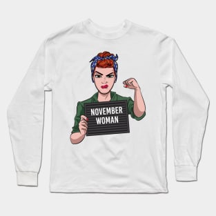 November Woman Long Sleeve T-Shirt